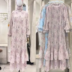 By Susii.id - ANDIN GAMIS SET HIJAB MOTIF Ceruty