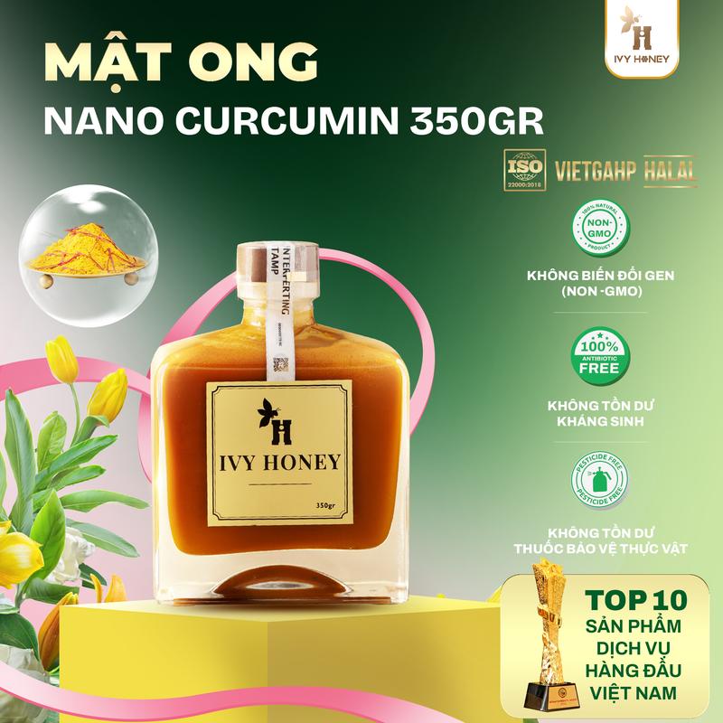Mật Ong Nghệ 350gr | Nano Curcumin Honey | Ivy Honey