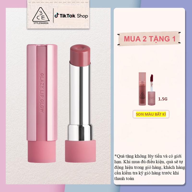 [MỚI] Son bóng dưỡng môi 3CE GLAZY LIP GLOW