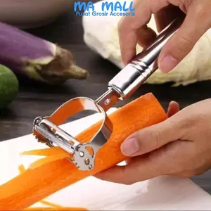 Pisau Kupas Stainless 2 Sisi  A53 Stainless  Pisau Peeler Kupas Kulit Kentang Wortel 2 sisi