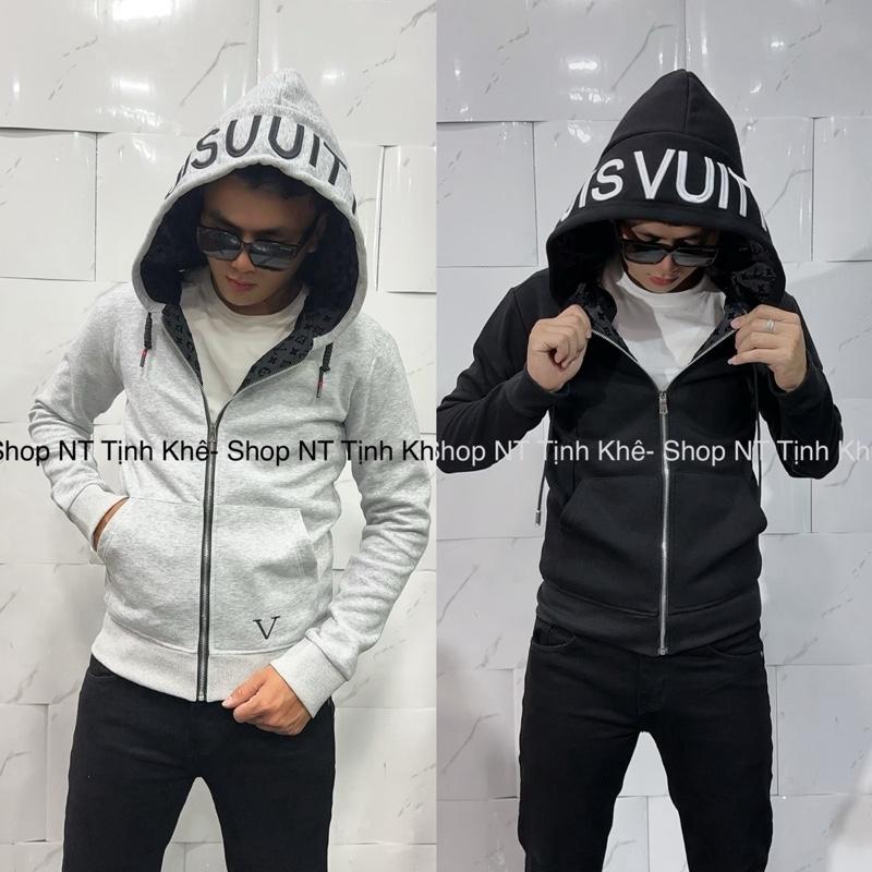 Áo Khoác Nỉ Thêu Nón,Thêu Túi Lệ Vi - Chất Vải Nỉ Mịn k xù,k bạc,k xệ- fom Ôm chuẩn QC- Nam Menswear Bao đổi trả cho anh em