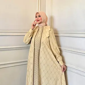 Hiraja - Gamis Syahla Bahan Romario Mewah Elegant