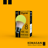 Gambar Lampu LED A BULB STYNER TIPE 8 KUNING dari 56 Mart Official Kota Surabaya 2 Tokopedia