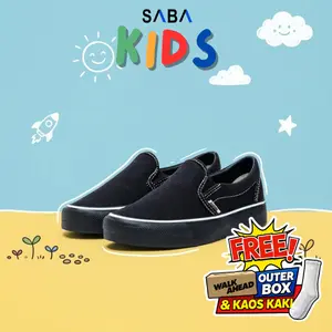 SABA KIDS Slip On Evan Cookies - Sepatu Sneakers Sekolah Anak