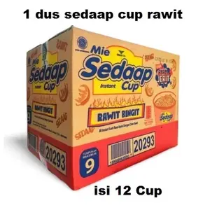 Mie Sedaap Cup Rawit Bingit isi 12