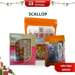 Chankee Scallop Kering Utuh/Hokkaido Dried Scallop Premium Kaya Protein dan Vitamin B12