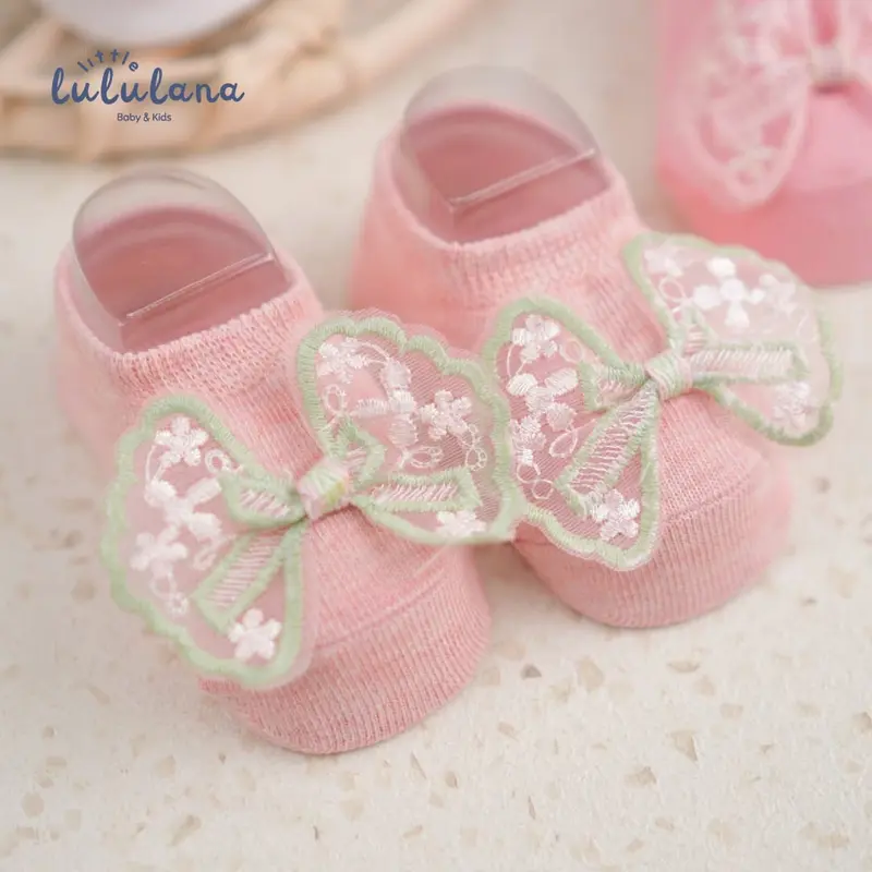 Little Lululana - Lily | Kaos Kaki Bayi Unisex Sepatu Anak Bayi 3D | Newborn Baby Socks | Kaos Kaki Bayi perempuan 0–6 Boneka Lucu Anti Slip satu  paket 8