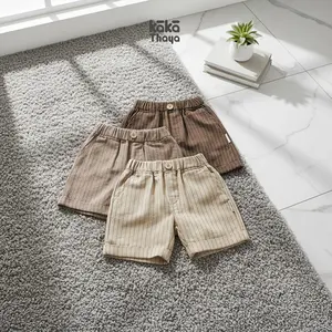 KAKATHAYA Axton - Celana Pendek Anak Laki Laki Celana Anak Celana Salur Anak 1-8 Tahun