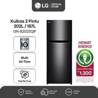 Gambar LG Kulkas 2 Pintu 202L / 187L - Smart Diagnosis - Inverter Compressor - Humidity Controller - GN-B202SQIF dari LG Official Store Kota Administrasi Jakarta Timur 1 Tokopedia