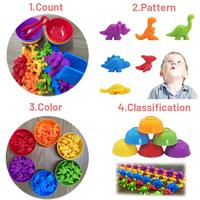 Gambar 50 PCS Mainan Anak Colour Classification Montessori Game Sorting Mengenal Warna Untuk Sikecil toys dari JIQILE MALL Kota Bekasi 4 Tokopedia