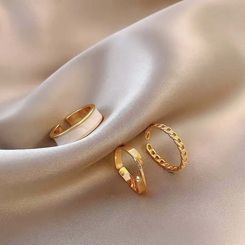 EMLYS.studio - BECKY RING adjustable - Cincin 3pcs 1 Set 3