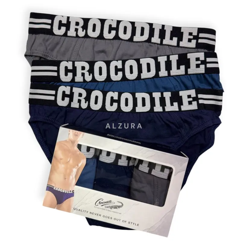 Celana Dalam Pria Crocodile 251 - Boxer 3 Pcs - Cowok 5
