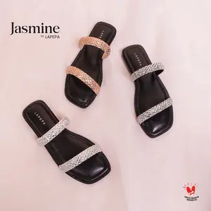 LAPEPA LIVE - JASMINE Sandal wanita crystal mewah flat