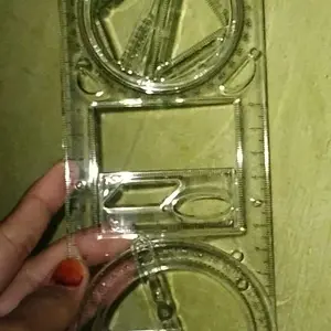 Penggaris Busur 360 Derajat Penggaris Geometri Matematika Protractor Ruler Multifungsi - zansen