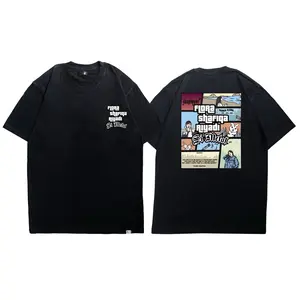 Kaos Flora Si Metal Jeketi Hitam