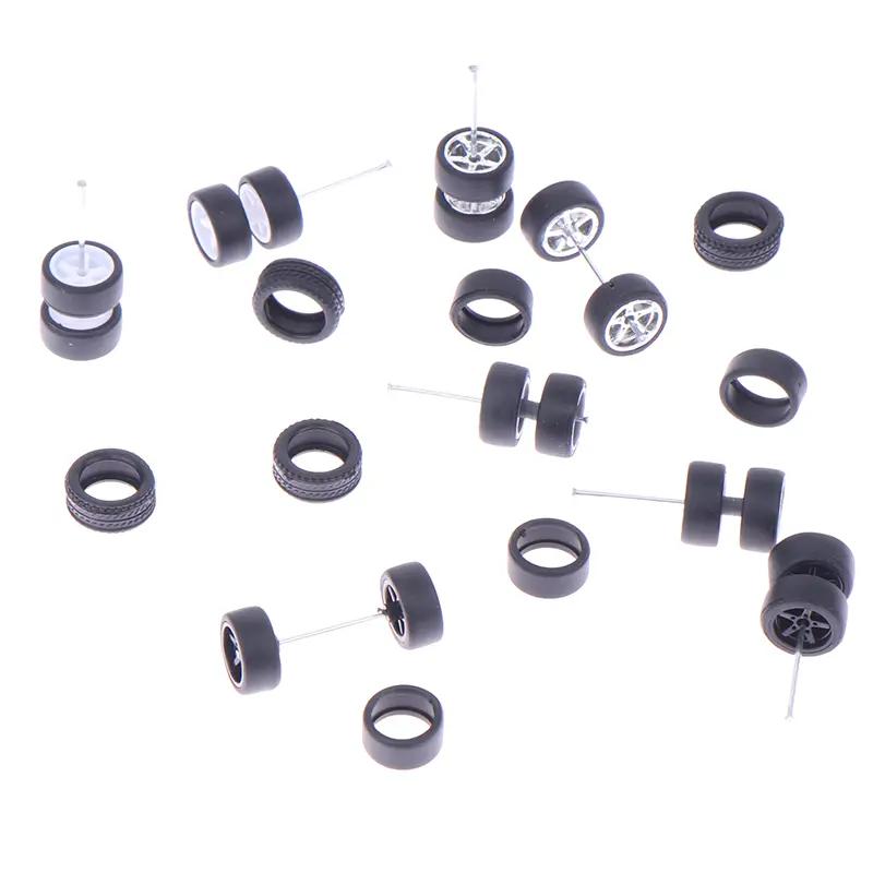 1set DIY đồ chơi xe đua bánh xe 1:64 cho lốp cao su với mô hình trục bánh xe bộ…