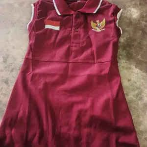 Dress polo anak anak/dress tujuh belas anak anak/dress dirgahayu anak/baju tujuh belas anak perempuan