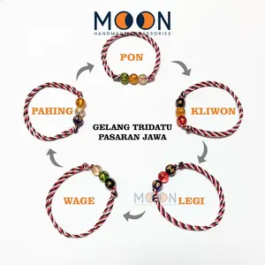 Gelang Tridatu Pasaran Jawa Ori - Gelang Meningkatkan Aura & Kepercayaan Diri