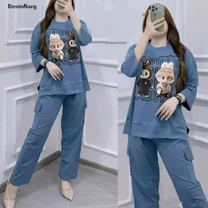 SETELAN CELANA CARGO OVERSIZE LALA Baju Wanita