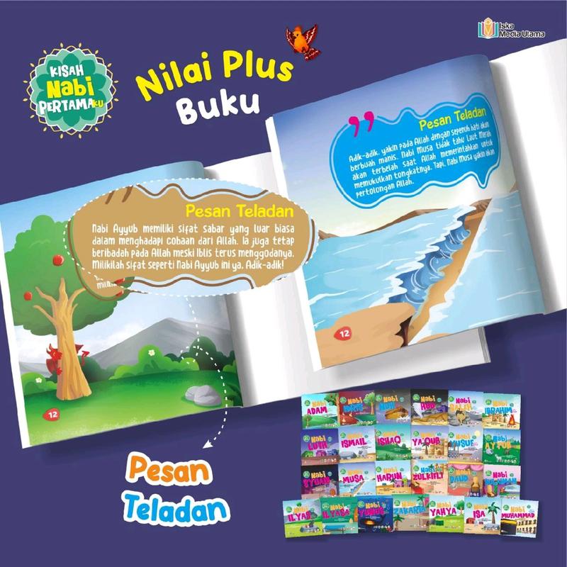 Kisah Nabi Pertamaku / Isi 25 Buku Nabi dan Rasuk / Buku Anak Cerita 25 Nabi/Kisah 25 Nabi/Buku Anak Islami 4