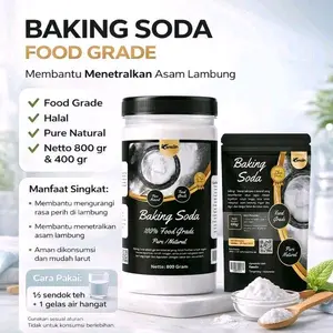 Kenalin Baking Soda (100% food grade pure // natural) Baking Soda Free Almunium