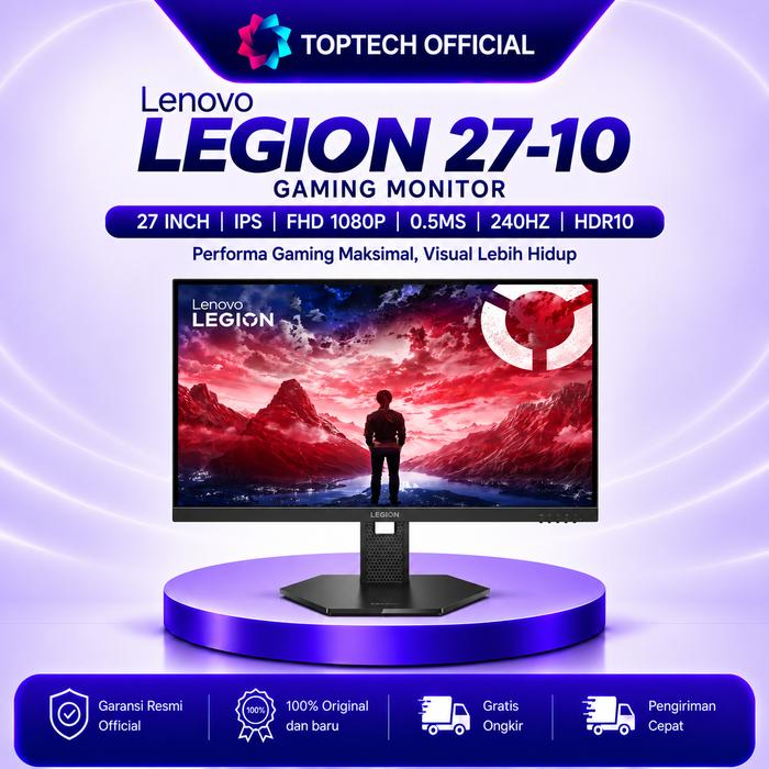 Promo LENOVO GAMING MONITOR 27 INCH LEGION 27-10 IPS FHD 1080P 05MS ...