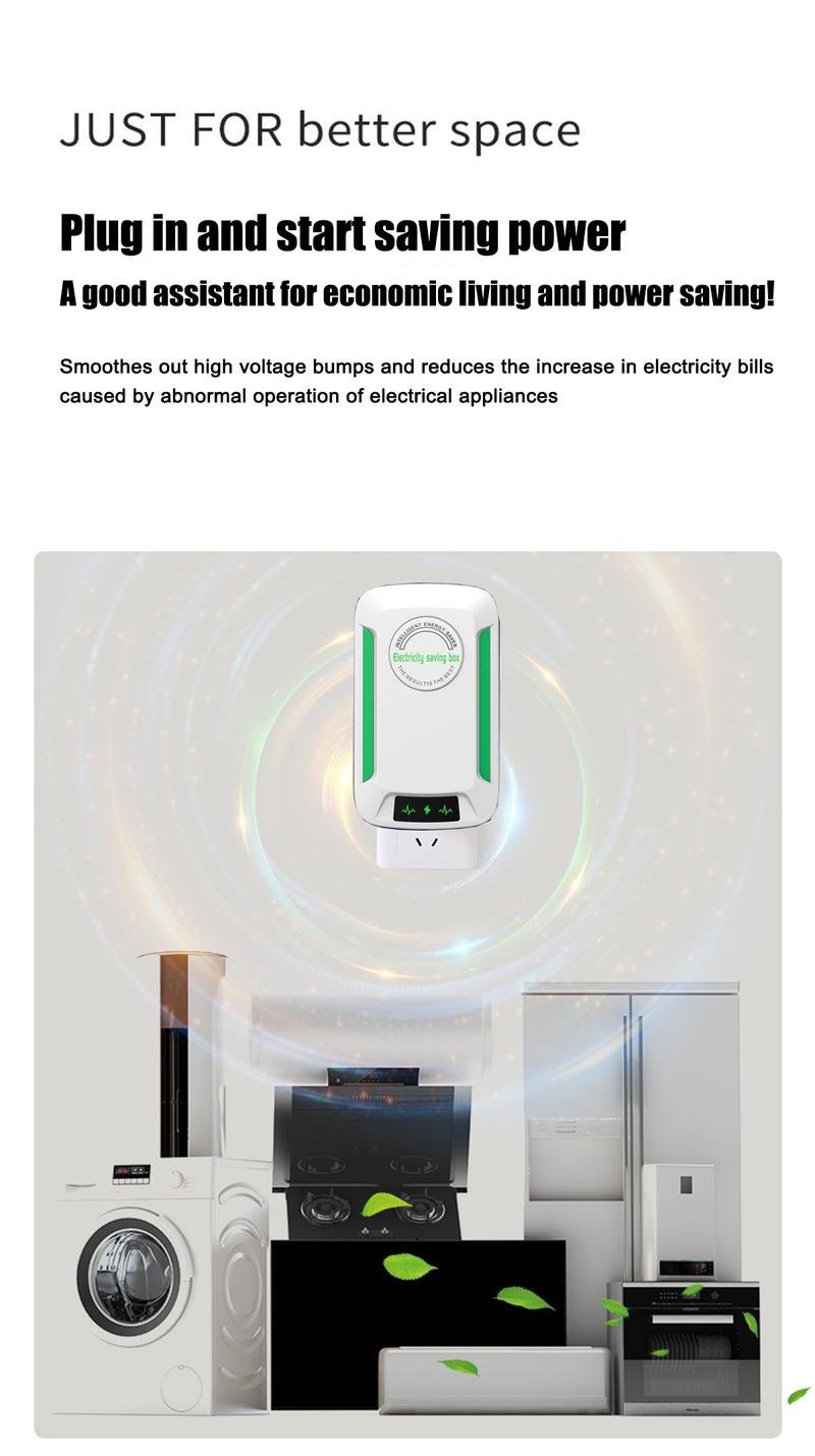 Product Introduction of Buy1 Take 1 Upgraded Original Power Energy Saver Electric Saver Device Original Smart Electricity Saving Box Balance Current Energy Saving Device for Home Office Energy Saving 29
