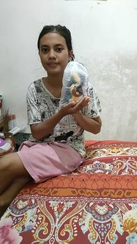 Product Review of Kaos Kaki Motif Bear Mix Free Pouch from a**i 1