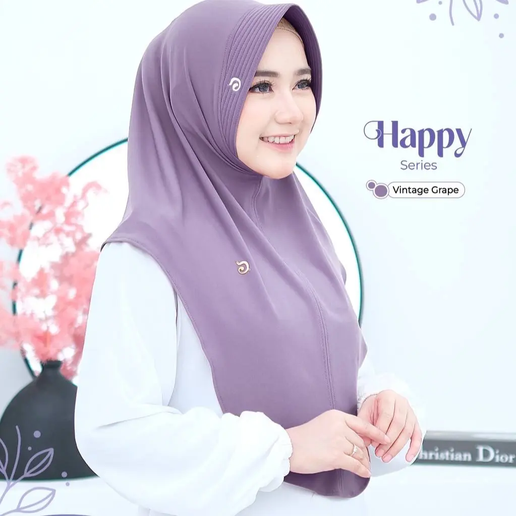 Happy Hijab Daffi ori Ped antem