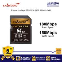Gambar Exascend Gold Series SDXC 64GB Catalyst UHS-I 180Mbps V30 Memory Card dari Sentra Digital Kota Surabaya 1 Tokopedia