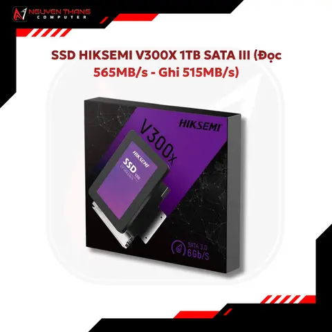 SSD HIKSEMI V300X 1TB SATA III (Đọc 565MB/s - Ghi 515MB/s)
