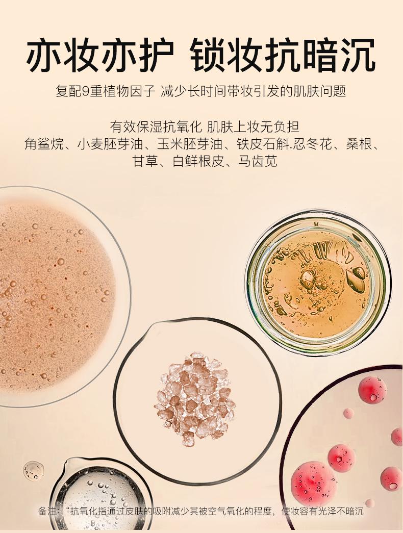 Product Introduction of (L1) 【ZEESEA】 Luster Double Layer Air Cushion Foundation （9g*2+5g/Box） 5