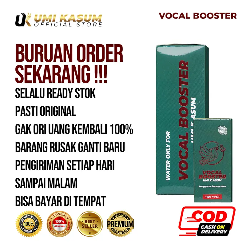 Vocal Booster Umi Kasum Minuman Burung Isian Multivitamin Penggacor Burung Masteran 8