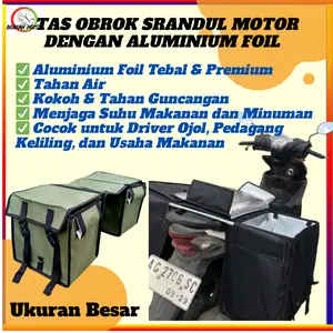OBROK ALUMINIUM FOIL  TEBAL PREMIUM MENJAGA SUHU TETAP STABIL KUAT KOKOH ANTI AIR COCOK UNTUK DRIVER OJOL DLL