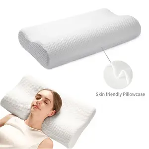 ( BISA COD ) SHENAR - BANTAL KESEHATAN COUNTOUR BANTAL LATEX PREMIUM ANTI ASMA ANTI NGOROK MENDENGKUR/ BANTAL KESEHATAN LATEX PILLOW COUNTOUR 60x40CM Bed