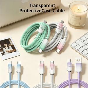 Dây sạc nhanh 30W/60W đa năng “Ice Crystal” PD | Không gãy, không quá nóng | dùng cho cổng Type‑C 17