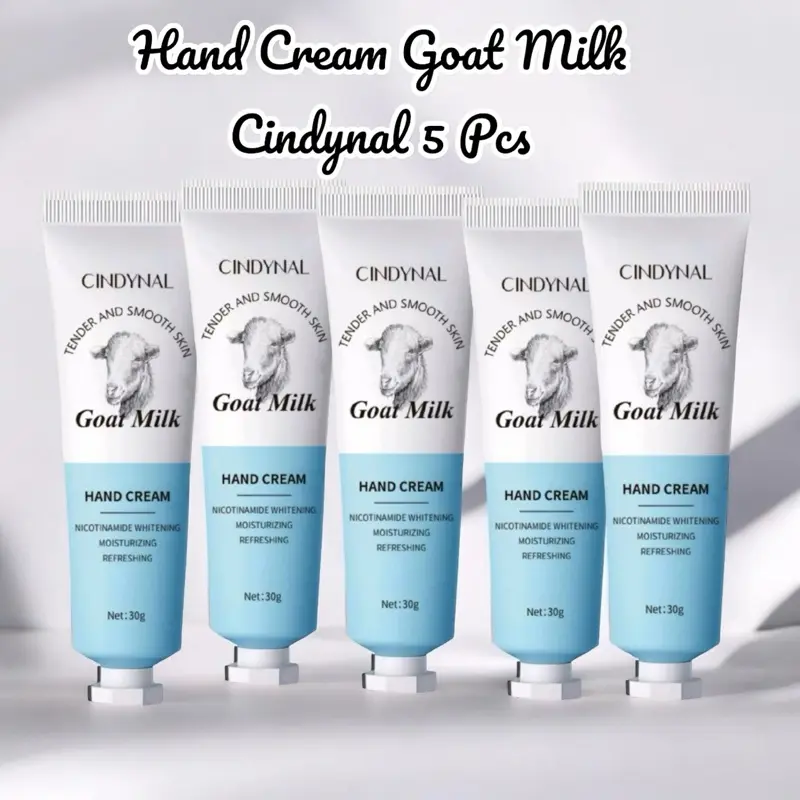 5 PCS Bpom Hand Cream Goat milk Cindynal lotion kulit tangan kering