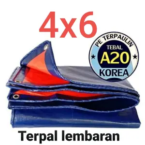 Terpal lembaran A20 Korea Super Tebal 4x6 Meter