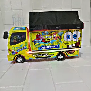 RR TOYS OBRAL MAINAN TRUK OLENG MINIATUR BONUS TERPAL BATERAI DAN LAMPU LED KAYU Learning Tidak