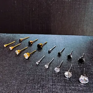 ANTING TUSUK ZIRCON TITANIUM ANTI KARAT / ANTING ZICRON TITANIUM