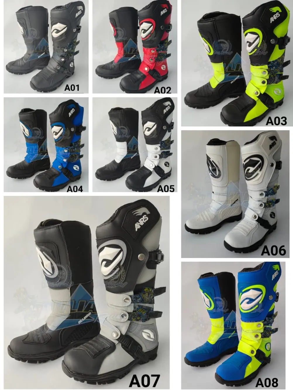 PROMO! Terbaru Sepatu cross edventure trai trabas moto cross Trail ANRS PILIHAN