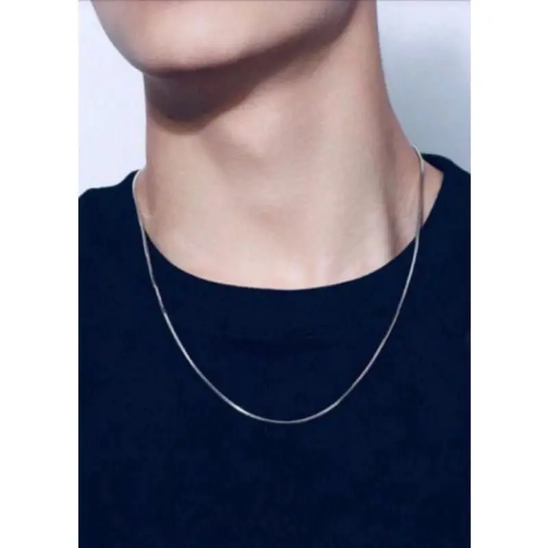 KALUNG RHODIUM PRIA DAN WANITA ANTI KARAT AWET NYAMAN DI PAKAI BUAT SEHARI HARI KALUNG VIRAL KALUNG TERBARU KALUNG TERLARISKALUNG TERBARU