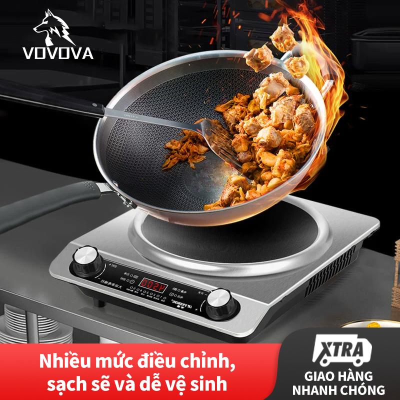 VOVOVA Bếp Từ Nấu Ăn Tiết Kiệm Điện Công Suất Cao Dễ Sử Dụng Phù Hợp Với Hầu Hết Các Loại Nồi