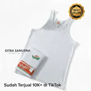 [3,6,12 PCS] Singlet Pria Dewasa Katun Kaos Dalam Pria Vegasa M L XL 3L Oblong PAKET HEMAT