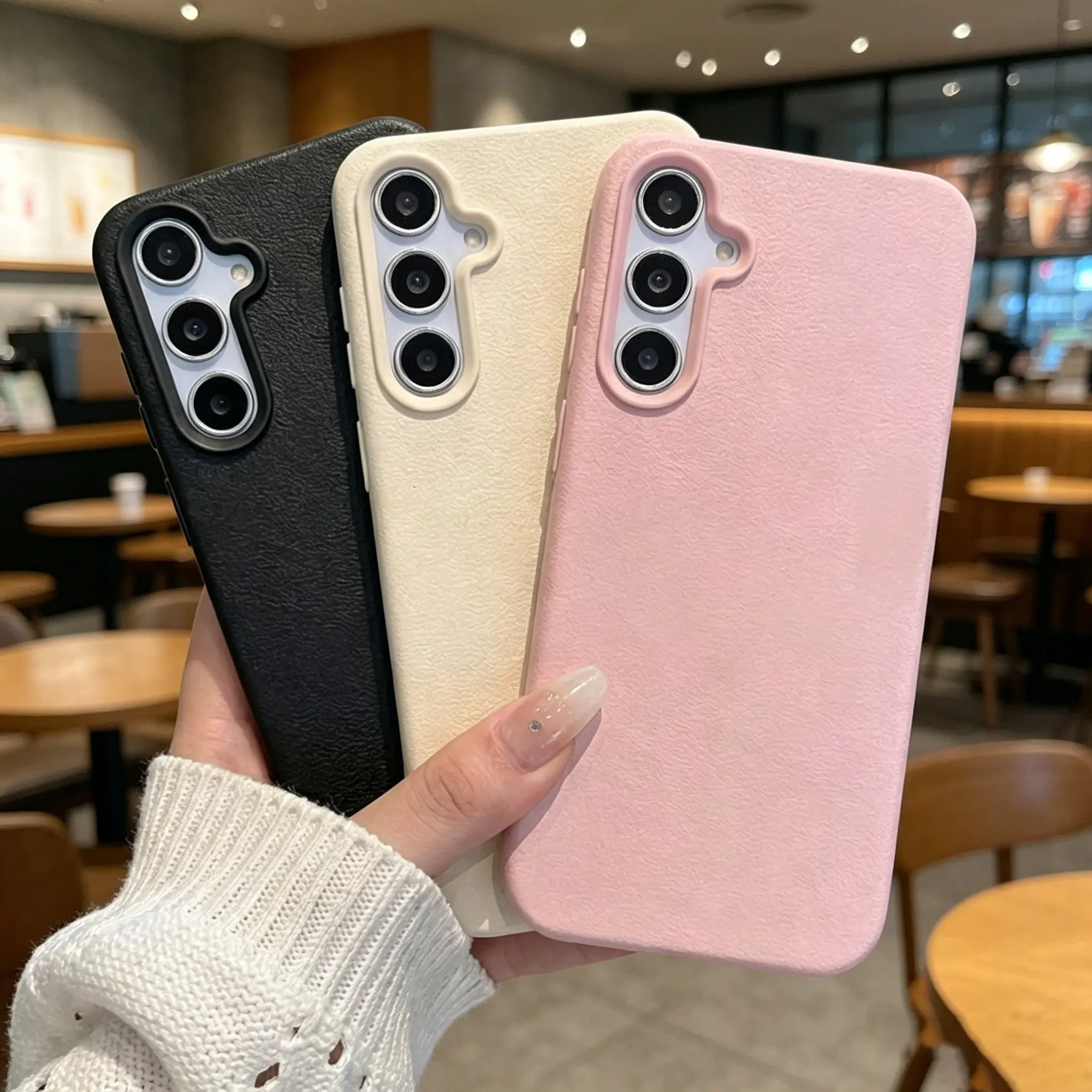 Phone Case Untuk Samsung A56 A57 A27 A37 A16 A17 A54 A55 A15 A05S A35 A36 A53 A26 A06 A07 A34 S23 S26 S25 Ultra S24 FE Casing PU Leather SoftCase Shockproof FullCover Hp