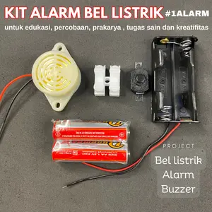KIT BEL LISTRIK ALARM BUZZER SEDERHANA UNTUK PRAKTEK SEKOLAH TUGAS PRAKARYA KREATIFITAS SAIN TEKNOLOGI Pintu