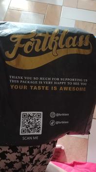 Product Review of FortKlass Kaos FEARLESS Regular Fit Kaos Sablon 24S 30S Kaos Pria Lengan Pendek Atasan Tshirt Distro from S**a H**a 1