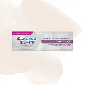 Crest 3D White Advanced Whitening Technology Brilliance + Advanced Freshness I Pasta Gigi 90 gr
