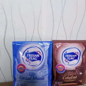 susu frisian flag 1renceng rasa kental manis dan coklat