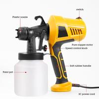 Gambar 【COD】800ML Alat semprot listrik Electric Spray Alat 400W / ELECTRIC Spray Alat Paint semprot Cat Alat Semprot /500W Semprot Listrik - Kuning 400W dari LENODI Kab. Tangerang 3 Tokopedia